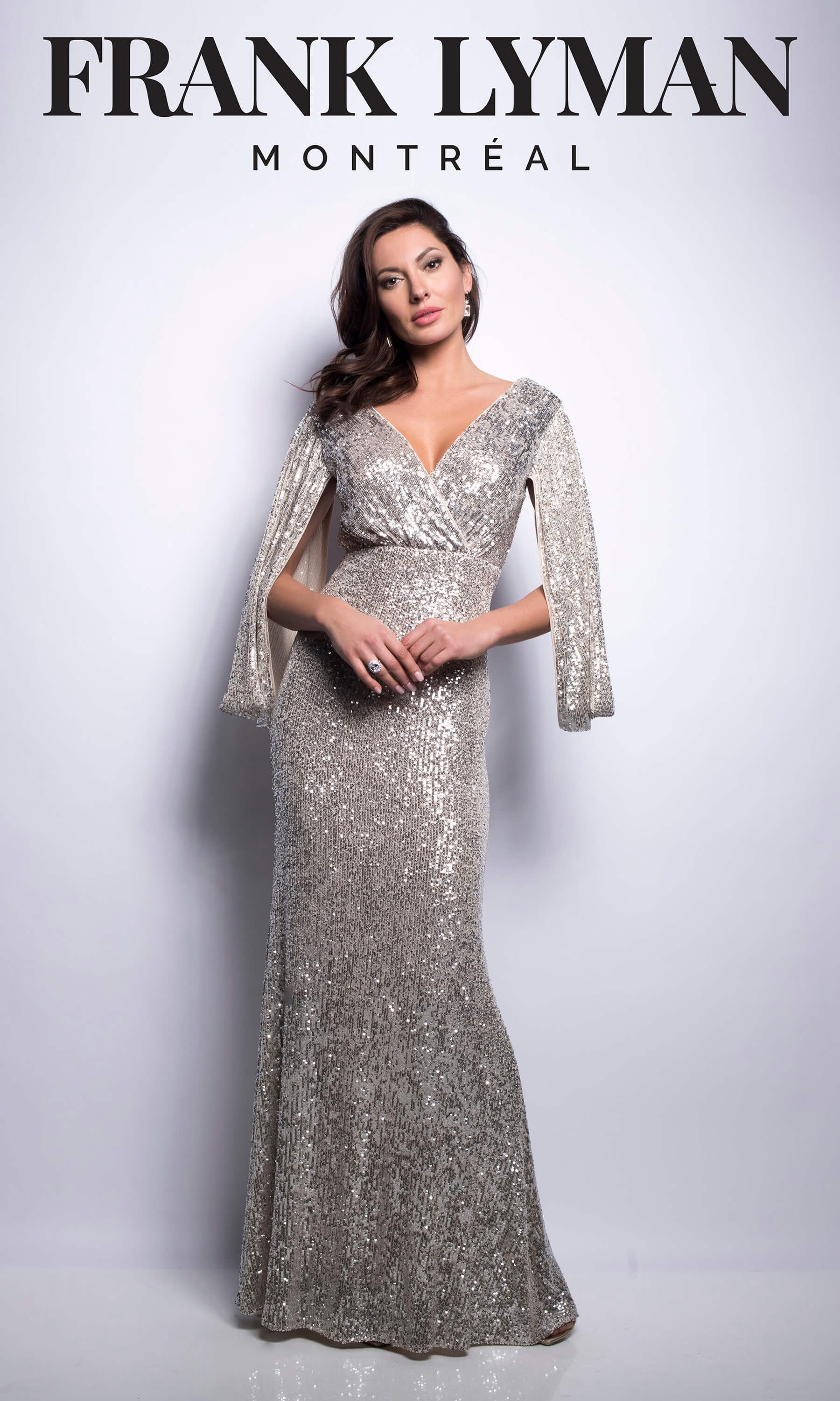 209109U Beige Frank Lyman Sequin ...